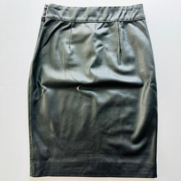 Brochu Walker The Drew Skirt Faux Leather Black Size Small Knee Length Pencil - Picture 6 of 8